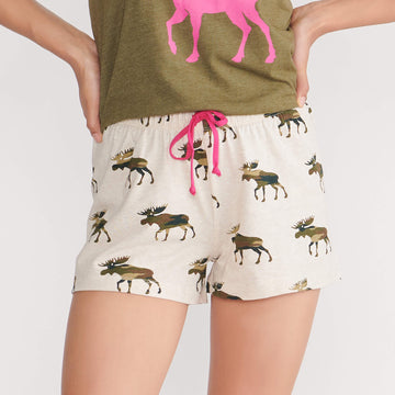 Camooseflage Women's Sleep Shorts